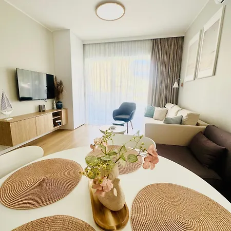 Nowy - 40m2 ! 2 ! Sloneczny Taras ! Parking ! Stojak Na Rowery !stacja Baltic Twins شقة *
